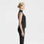 VENETO HIGH NECK TOP - NERO - AVENUE95 - Women's Fashion Suit Workwear Clothing Designer Label Australia 